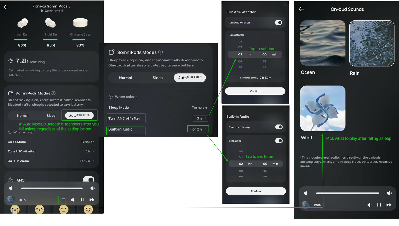 SomniPods 3 Auto Mode